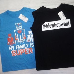 3/$15 2 Children's Place T-shirts size 4T